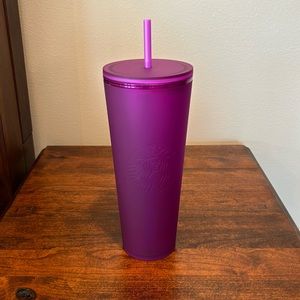 Starbucks purple soft touch tumbler